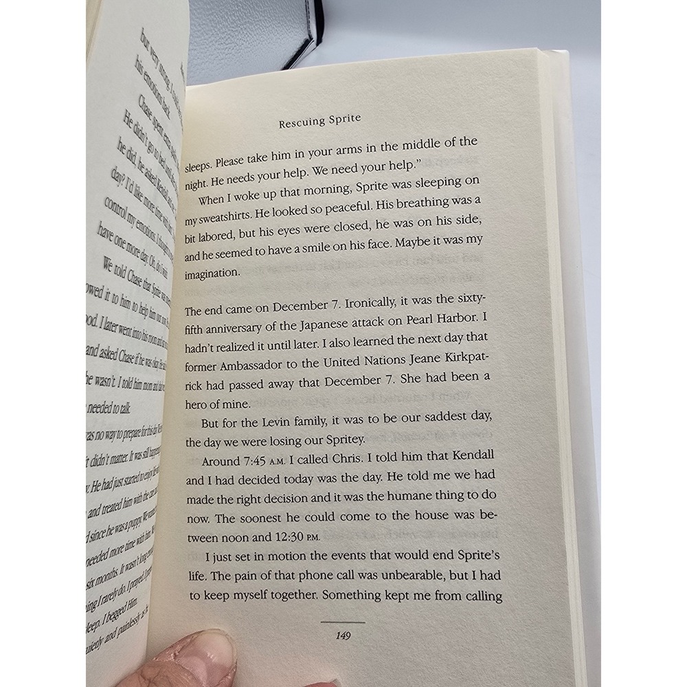 Mark R Levin Rescuing Sprite Signed First Edition Hardcover Excellent Memoir - Picture 4 of 6
